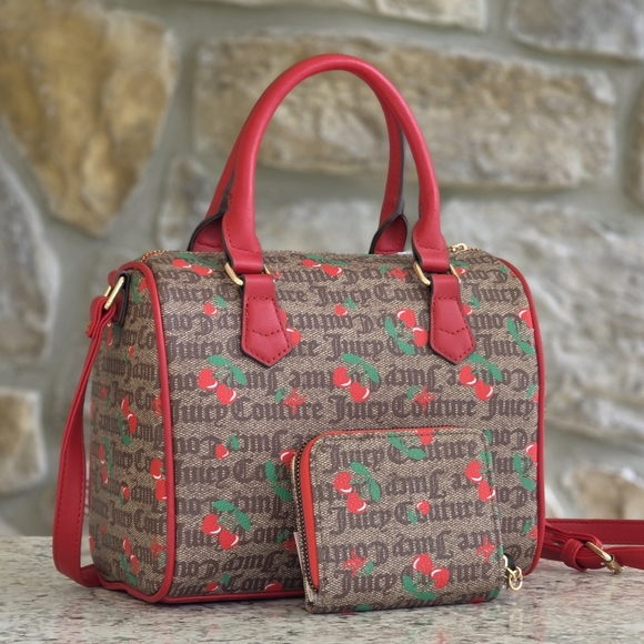 Juicy Couture Cherry Duffle Satchel SET - Picture 3 of 10